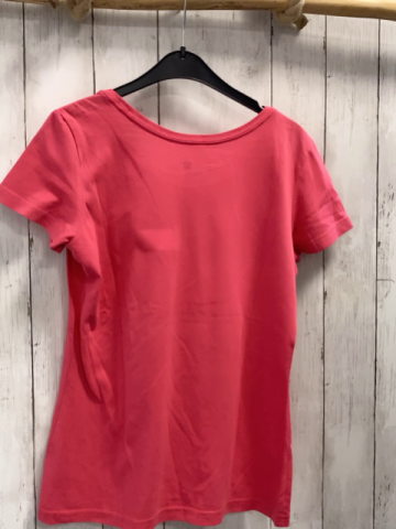 Adidas  T-Shirt  Gr. 140  rot blaue Glitzerschrift 