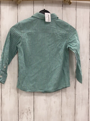 H&M  Hemd  Gr. 104  hellgrün trürkis grau weiß kariert 