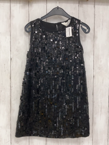 H&M  Kleid  Gr. 116  schwarz mit Pailetten 