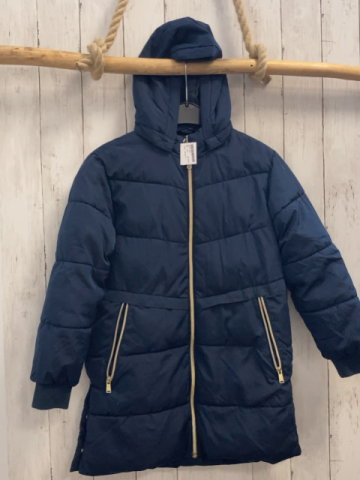 name it Jacke Gr. 140  blau goldene Reißverschlüsse