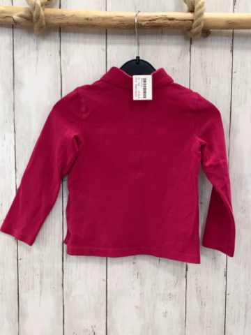 Ralph lauren Langarmshirt Gr. 104  pink Kragen