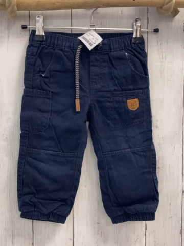 Vertbaudet  Hose  Gr. 80  blau gefüttert 