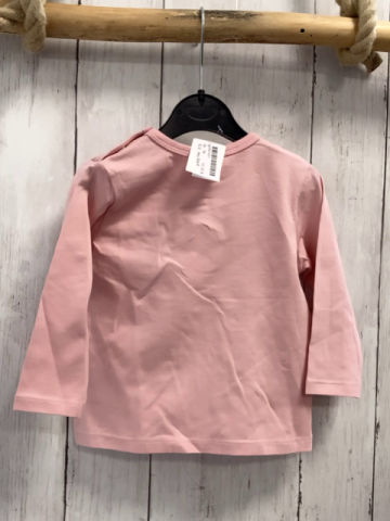 neu Steiff  Langarmshirt  Gr. 74  rosa Plüschbärenkopf 