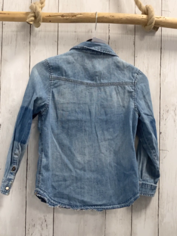 H&M Hemd Gr. 122  blau Jeans