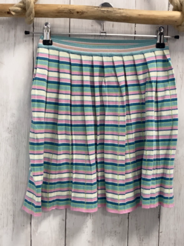 Oilily  Rock  Gr. 152  hellblau bunte Blumen + Streifen Strick 