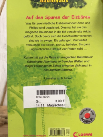 Magisches Baumhaus  Buch Auf den Spuren des Eisbären
