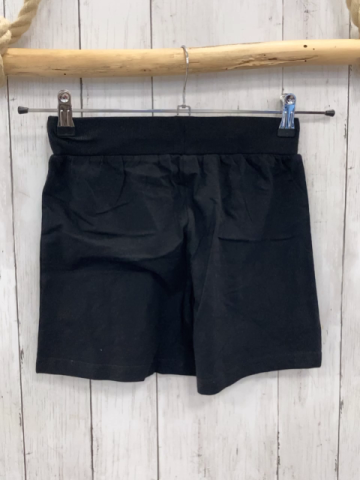 Bonprix  Shorts Gr. 140  schwarz buntes Einhorn weiße Kordel 