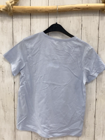 H&M  T-Shirt  Gr. 134  hellblau Herz mit Elsa 
