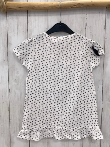 neu  T-Shirt  Gr. 116  weiß grauer Druck bunte Schrift 