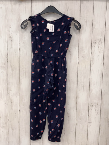 neu H&M Jumpsuit Gr. 116  blau Blumen 