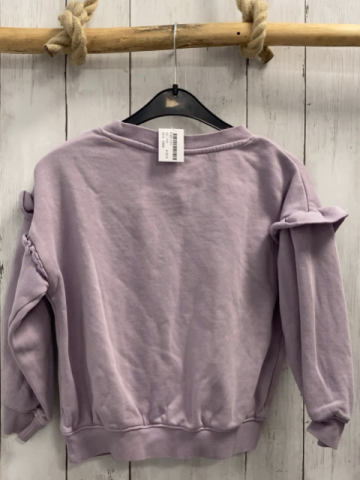 H&M Pullover  Gr. 110  lavendel Rüschen 