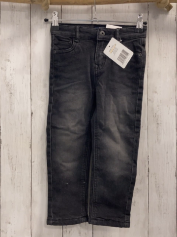 neu  impidimpi Hose  Gr. 98  grau Jeans gefüttert Bund verstellbar 