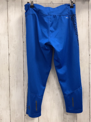 Adidas  Sportleggings  Gr. 38/40  blau dunkelblauer Druck 