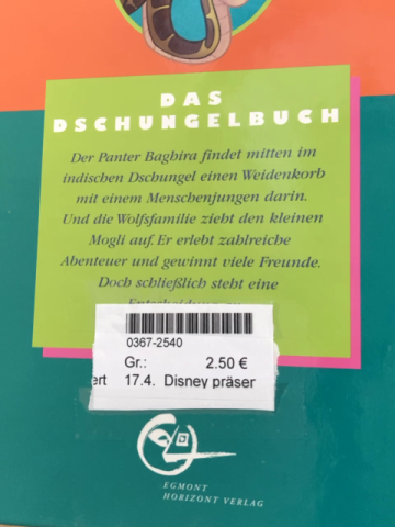 Disney präsentiert  Das Dschungelbuch 