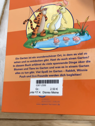 Disney Meine bunte Welt  Buch  Im Garten 
