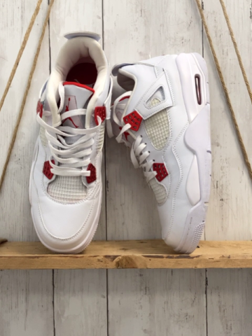 Jordan Boots Gr. 47  weiß rote Schnallen 