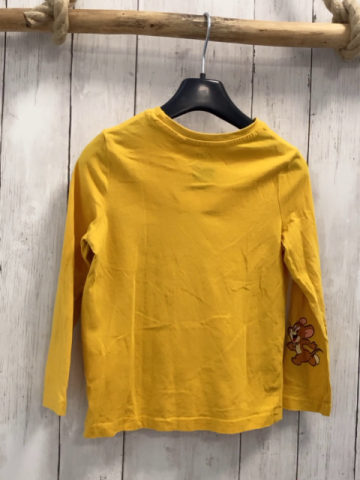   Langarmshirt  Gr. 116  gelb Tom & Jerry 