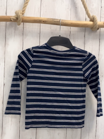 Paw Patrol  Langarmshirt  Gr. 116  blau weiße Streifen Chase 