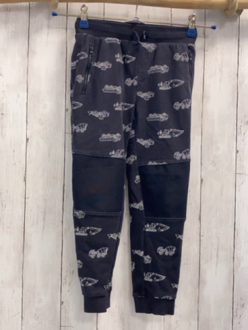   Jogginghose  Gr. 116  blau weiße Fahrzeuge 