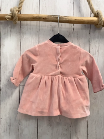 caramell Kleid Gr. 62  rosa Nicky Bärenkopf Plüsch