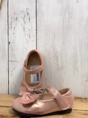  Schuhe  Gr. 21  rosa mit Glitzer Schleife 