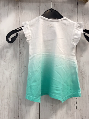   T-Shirt  Gr. 74  weiß mint Nixen Fische Wale 