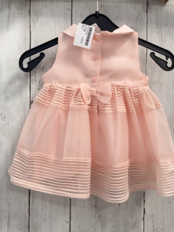   Kleid  Gr. 62  rosa mit Streifen 