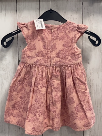 Blue Seven  Kleid  Gr. 68  lachs Kord brombeere Blumen 