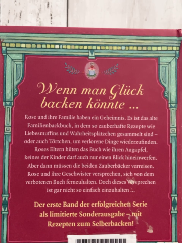   Buch Die Glücksbäckerei Das magische Rezeptbuch
