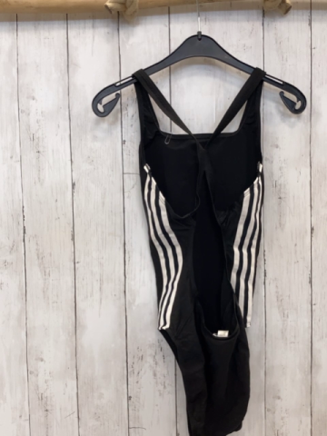 Adidas  Badeanzug  M schwarz weiße Seitenstreifen 