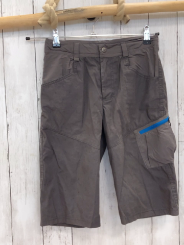 Decathlon  Shorts  Gr. 158/164  grau graue Pfeile hellblauer Reißverschluss Bund verstellbar 