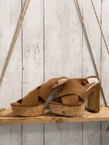 Bull Boxer  Sandaletten Gr. 40  braun Korksohle hoher Absatz neu NP 49,95 € 