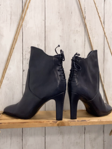 Tamaris  Stiefeletten Gr. 40  dunkelblau hoher Absatz fast neu 