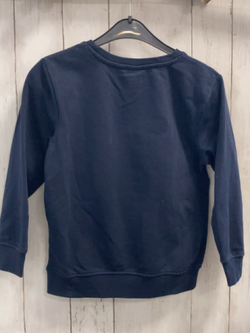   Pullover   Gr. 122  blau Feuerwehrfahrzeuge 