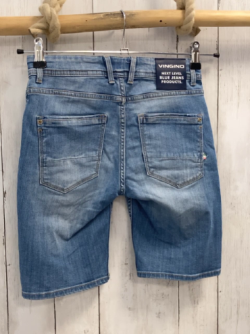 Vingino Shorts  Gr. 152  blau Jeans Bund verstellbar 