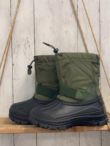 racoon neu Winterboots Gr. 35  oliv schwarz