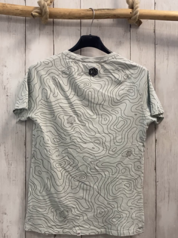 Vingino T-Shirt Gr. 152  grau schwarzes Muster