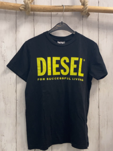 Diesel T-Shirt Gr. 146  schwarz gelbe Schrift
