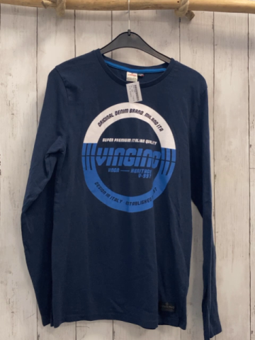 Vingino Langarmshirt Gr. 164  blau
