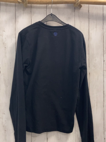 Vingino Langarmshirt Gr. 164  schwarz weiß blauer Druck