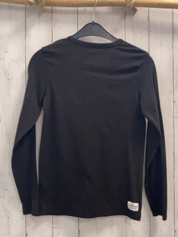 Vingino Langarmshirt Gr. 152  schwarz weiße Schrift