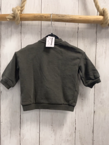 H&M  Pullover  Gr. 68  grau weiße Schrift + weißer Bär 