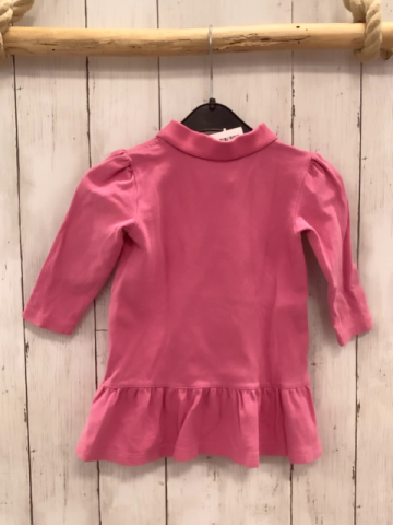 Ralph Lauren  Kleid  Gr. 86  pink Polokragen 