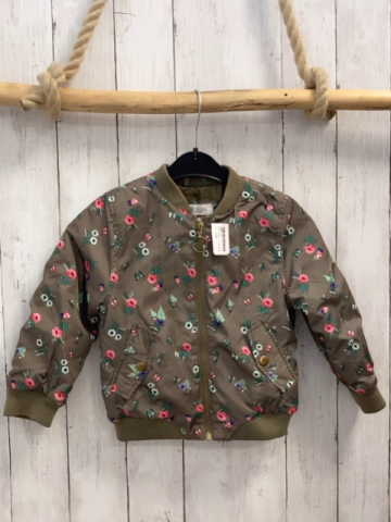 H&M  Jacke  Gr. 104  kiwi bunte Blumen 
