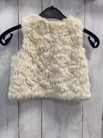 H&M  Weste  Gr. 92  beige Fell 