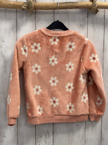  Pullover   Gr. 122  lachs Nicky Blumen