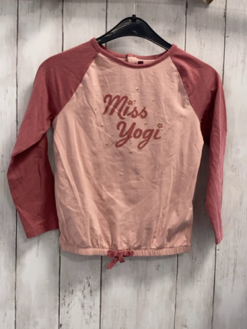 Sergent Major  Langarmshirt  Gr. 122  lachs himbeere Schrift 