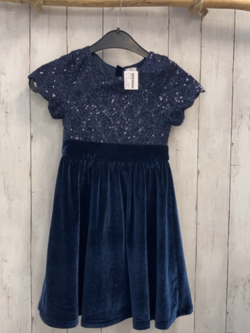 Sergent Major  Kleid  Gr. 122  blaues Pailettenoberteil Nickyrock 