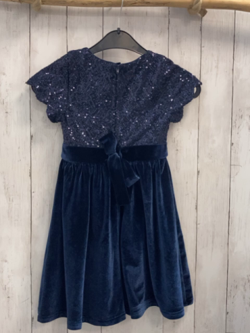 Sergent Major  Kleid  Gr. 122  blaues Pailettenoberteil Nickyrock 