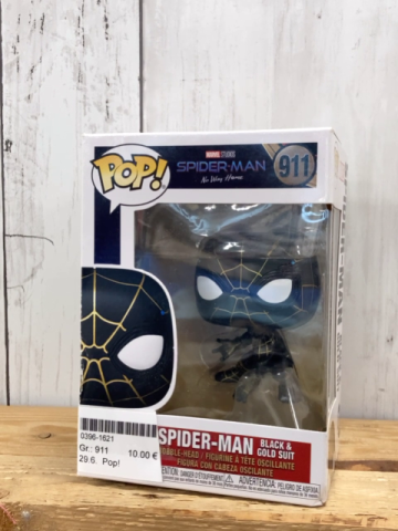 Pop! Plastikspielzeug  Gr. 911  Marvel Studios Spiderman Black & Gold Suit 